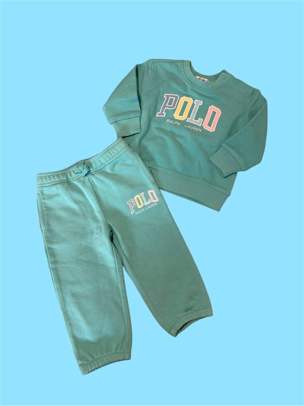 RL baby sweatsuit set